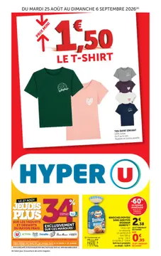 Hyper U couverture de brochure
