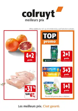 Colruyt couverture de brochure