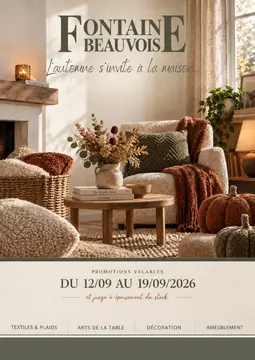 Fontaine Beauvois couverture de brochure