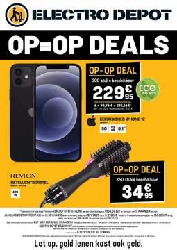 Electro Depot folder voorblad
