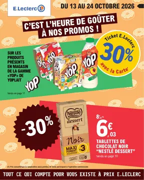 E.Leclerc couverture de brochure