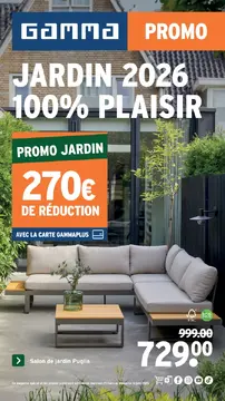 GAMMA Jardin couverture de brochure