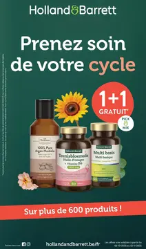 Holland & Barrett couverture de brochure