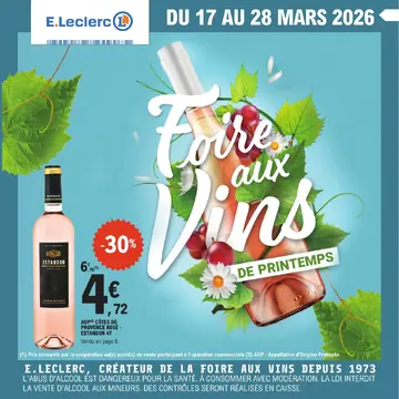 E.Leclerc couverture de brochure