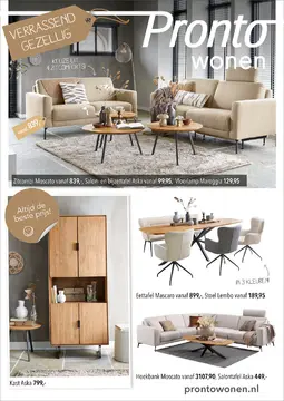 Pronto Wonen folder voorblad