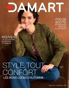 Damart couverture de brochure