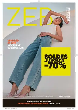 ZEB couverture de brochure