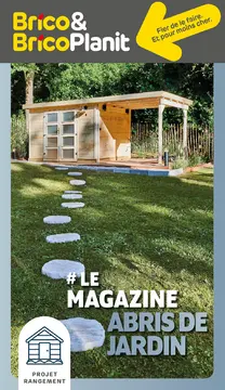 Brico magazine abris de jardin couverture de brochure