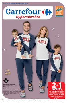 Carrefour couverture de brochure