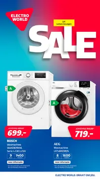 Electro World folder voorblad