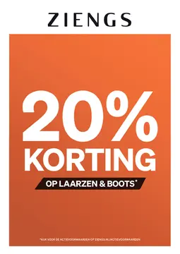 Ziengs Schoenen folder voorblad
