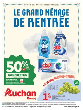 Auchan Roncq couverture de brochure
