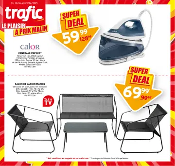 Trafic couverture de brochure