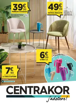 Centrakor couverture de brochure