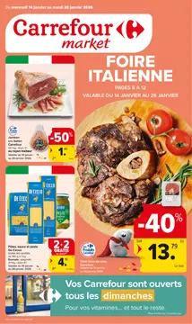 Carrefour Market couverture de brochure