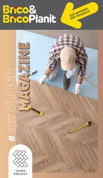 Brico vloermagazine folder voorblad