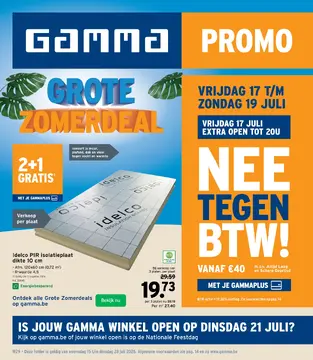 GAMMA folder voorblad