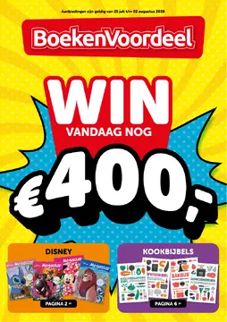 BoekenVoordeel folder voorblad