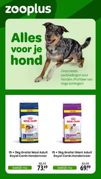 Zooplus folder voorblad