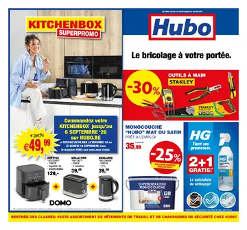 Hubo couverture de brochure