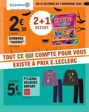 E.Leclerc couverture de brochure