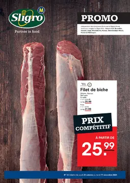 Sligro-M couverture de brochure