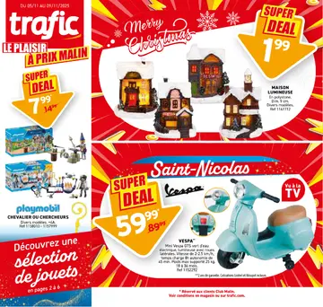 Trafic couverture de brochure