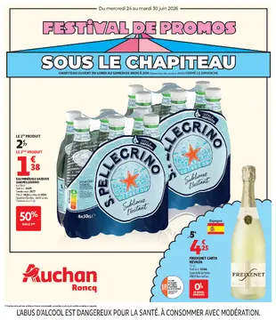 Auchan Roncq folder voorblad