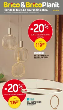 Brico&BricoPlanit Luminaire couverture de brochure