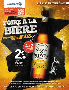 E.Leclerc couverture de brochure