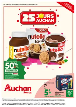 Auchan Roncq folder voorblad