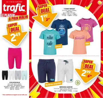 Trafic couverture de brochure