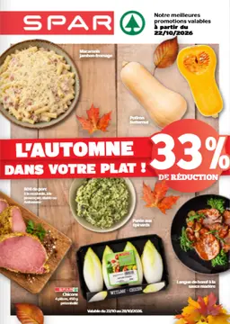 SPAR couverture de brochure