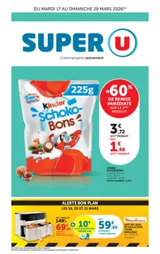 Super U couverture de brochure