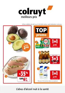 Colruyt couverture de brochure