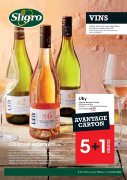 Sligro couverture de brochure
