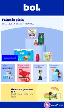 Bol.com couverture de brochure