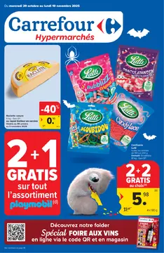 Carrefour couverture de brochure