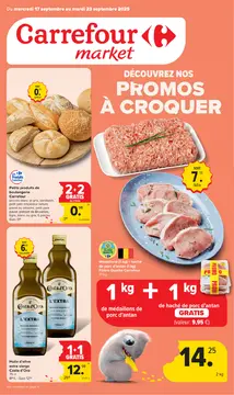 Carrefour Market couverture de brochure