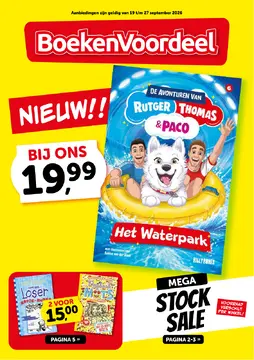 BoekenVoordeel folder voorblad