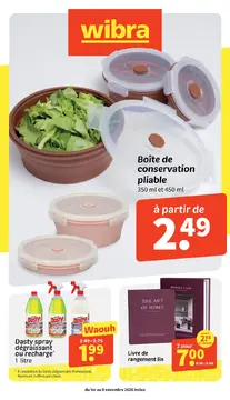 Wibra couverture de brochure