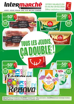Intermarché couverture de brochure
