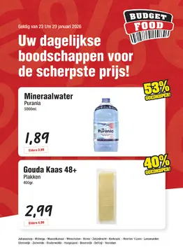 Budget Food folder voorblad