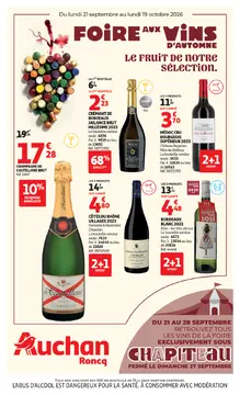 Auchan Roncq couverture de brochure