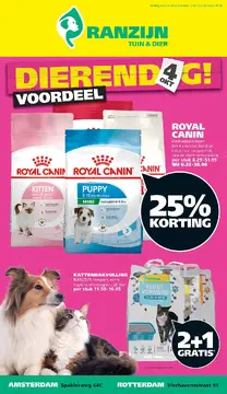 Ranzijn tuin & dier folder voorblad