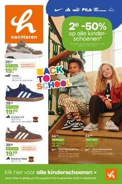 vanHaren Schoenen folder voorblad