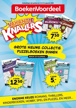 BoekenVoordeel folder voorblad