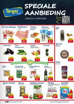 Tanger Markt folder voorblad