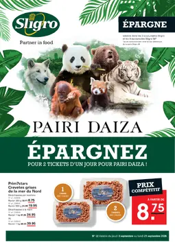 Sligro couverture de brochure
