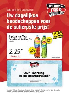 Budget Food folder voorblad